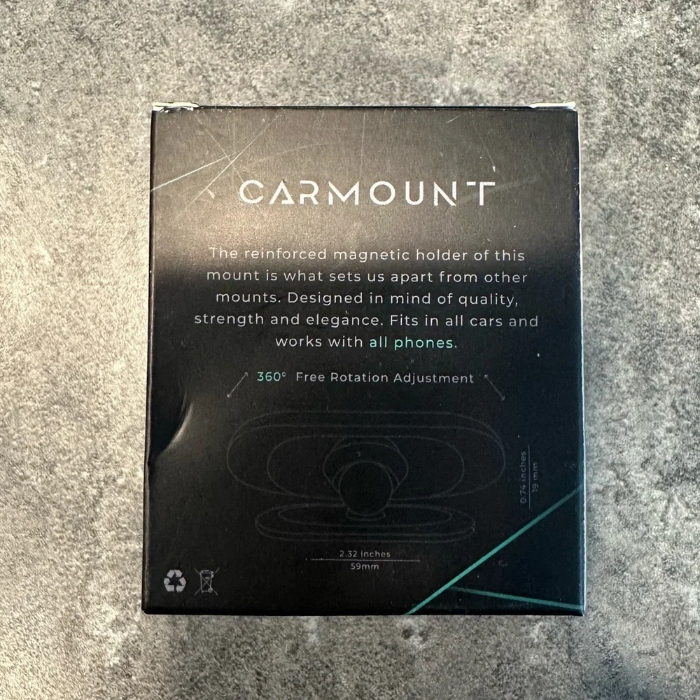 Carmount magnetic car